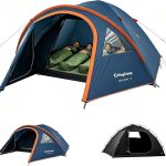 KingCamp Tenda da Campeggio 3 4 Persone con Veranda, Impermeabile 3000 mm | Doppio Strato,Finestre PVC, Porta E ,Vestibolo Portaoggetti, Montaggio Rapido in 10 Min per Festival, Weekend e Giardino : Amazon.it: Sport