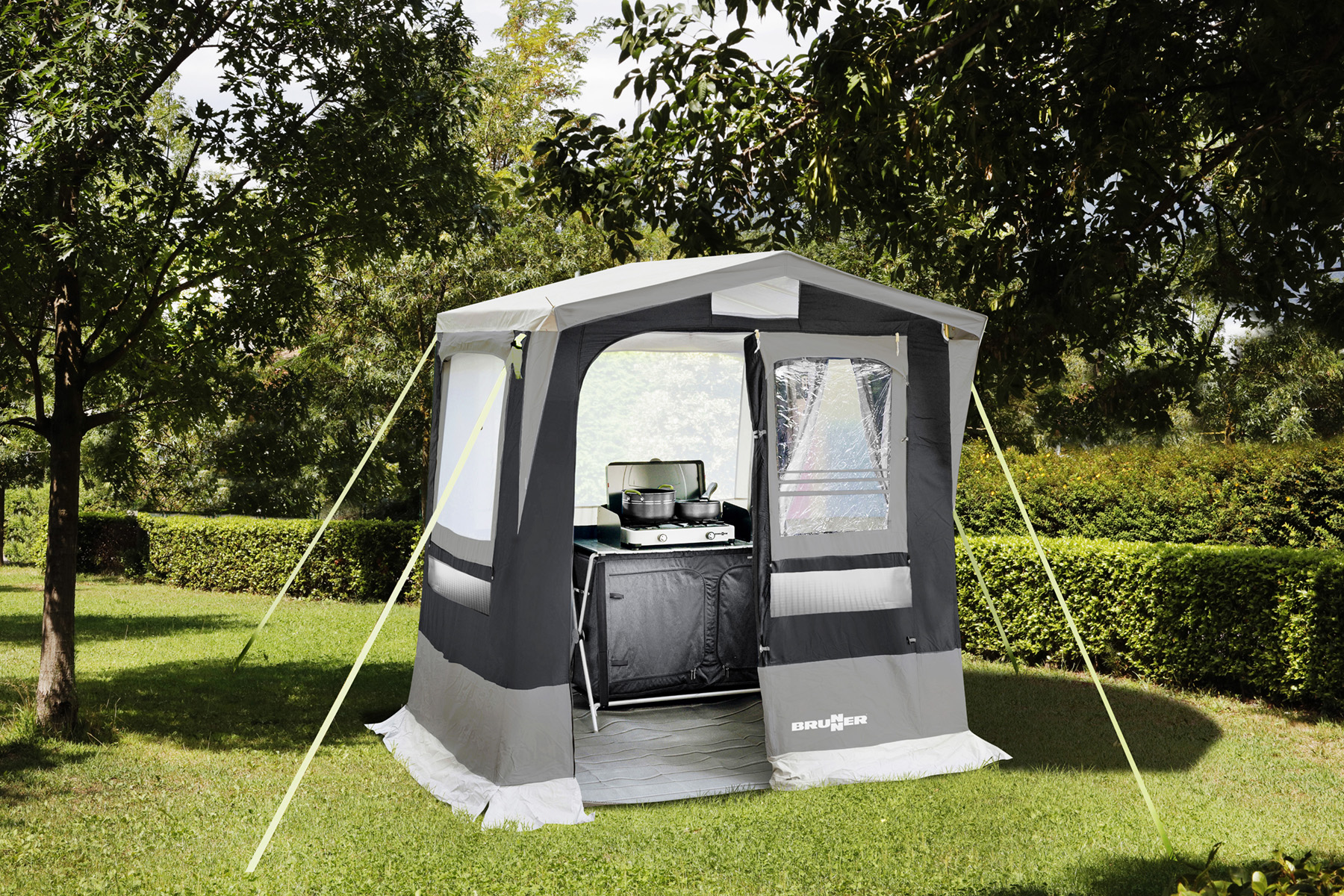 cucinotto-tenda-da-campeggio-523gut-1.jpg CUCINOTTO GUSTO NG II GRIGIO 200X150 BRUNNER - immagine 1