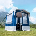 Tenda cucina cucinotto 200x150 per campeggio Gusto NG II Brunner Blu