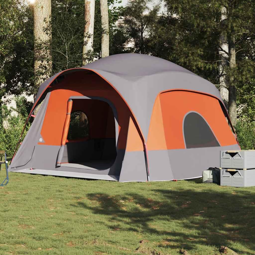 decathlon-tenda-6-posti-208pqw-1.jpg VidaXL Tenda familiare 6 posti impermeabile grigio e arancio - immagine 1