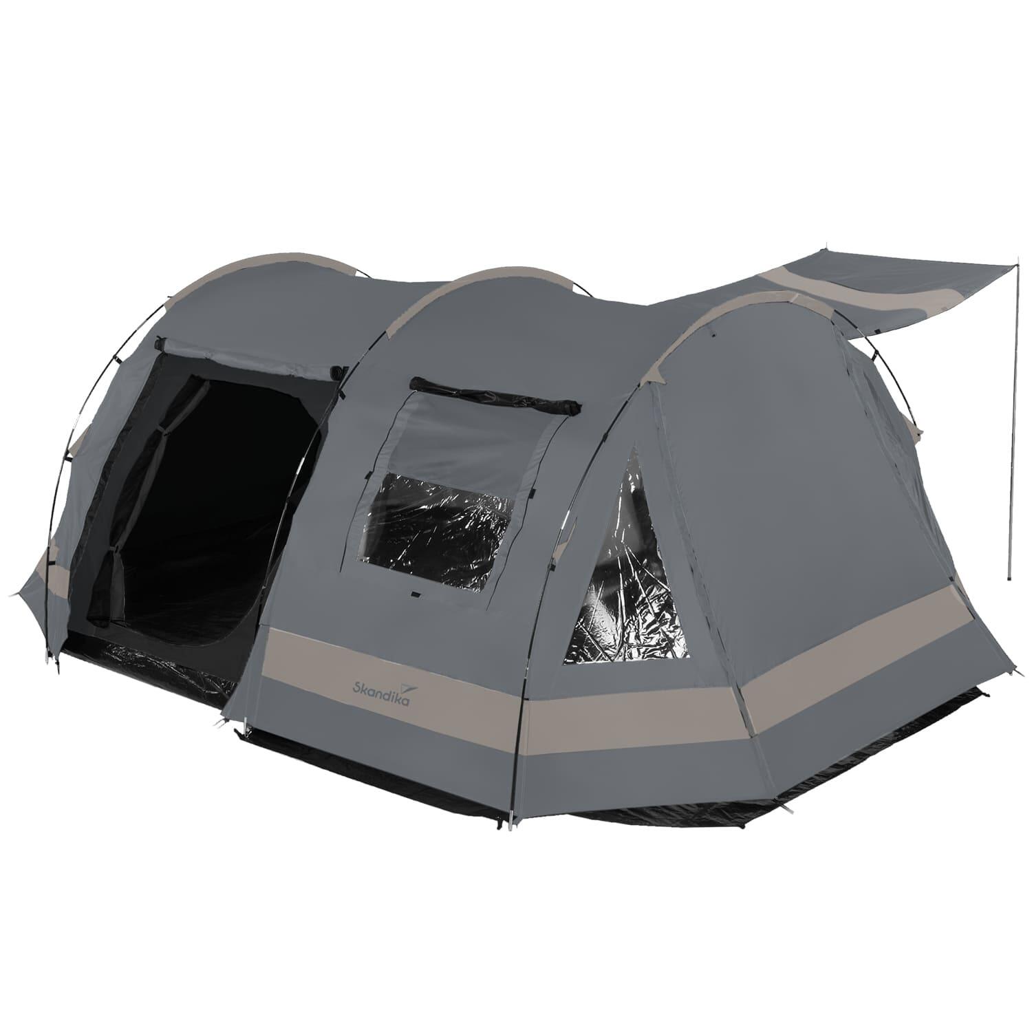 decathlon-tenda-6-posti-725oeh-1.jpg Tenda campeggio familiare Kambo 6 persone Outdoor 1x cabine - immagine 1