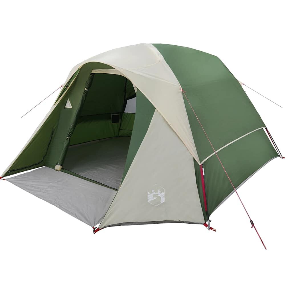 decathlon-tenda-6-posti-859tkg-1.jpg VidaXL Tenda familiare 6 persone impermeabile verde - immagine 1