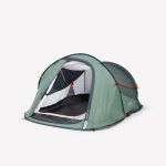 Tenda campeggio 2 SECONDS 2 persone verde