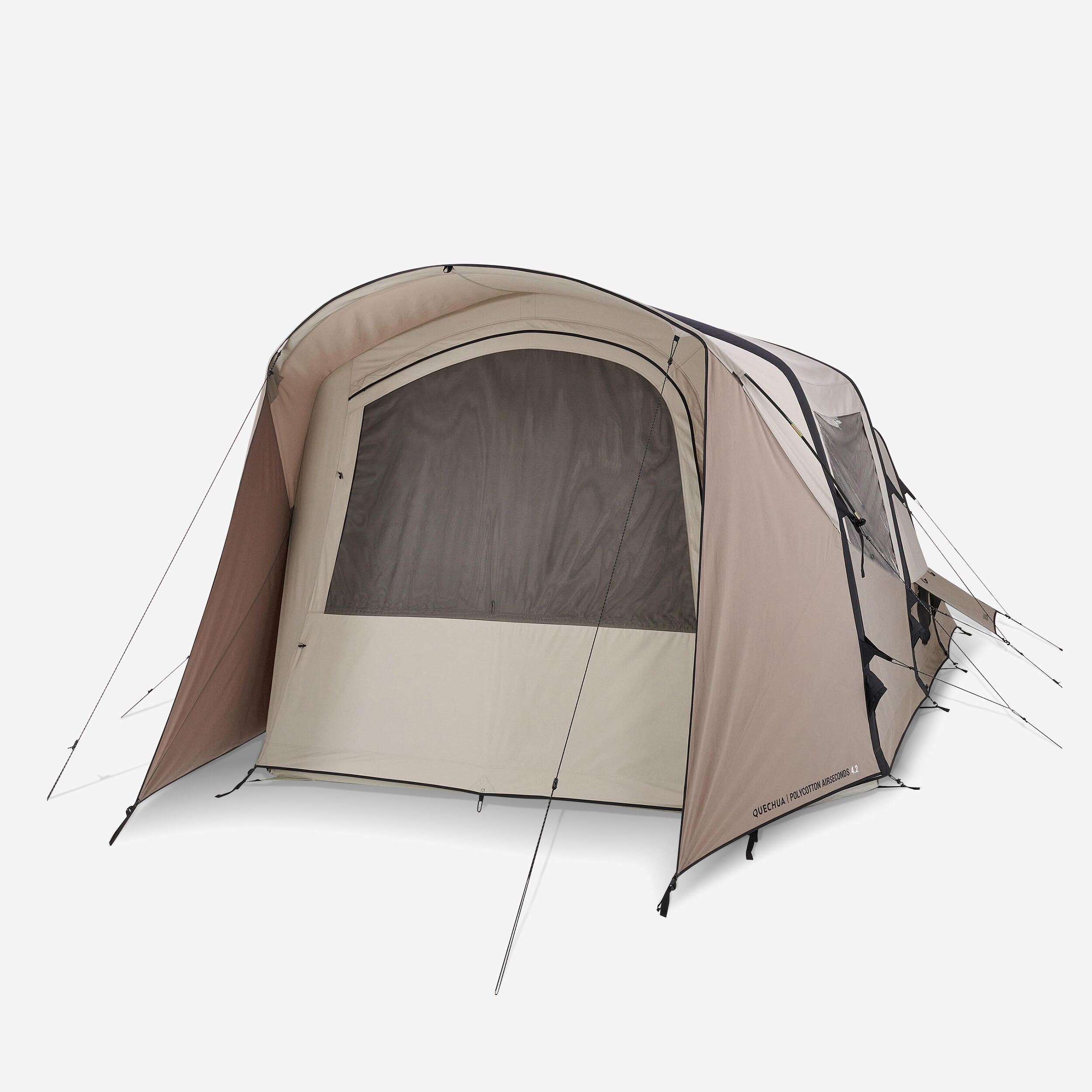 decathlon-tende-da-campeggio-4-posti-160axb-1.jpg Tenda da campeggio gonfiabile AIR SECONDS 4.2 POLICOTONE 4 posti 2 camere - immagine 1
