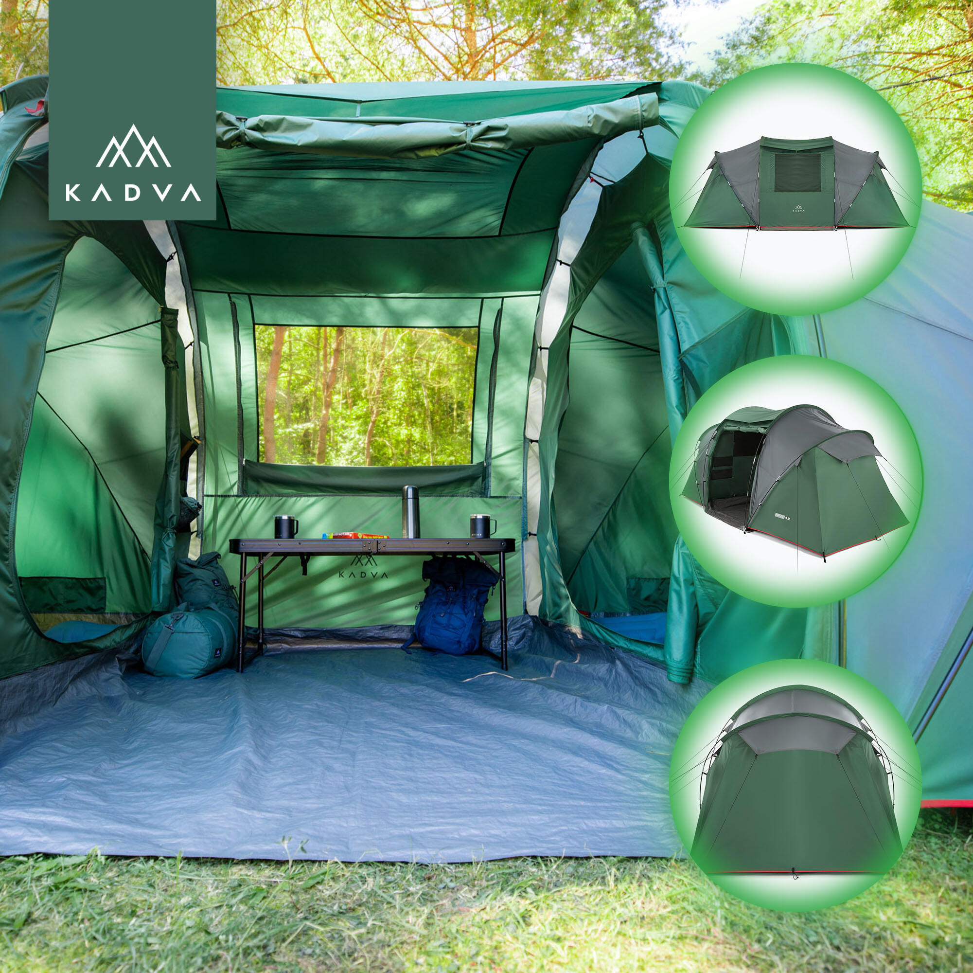 decathlon-tende-da-campeggio-4-posti-471hom-1.jpg Tenda da campeggio 4 posti KADVA Kavio 4 Plus - immagine 1