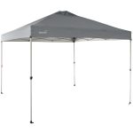 Gazebo campeggio giardino Solvorn 366 × 366 cm tripla regolazione in altezza