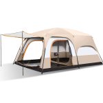 TXTC Tenda Familiare per 6 Persone Tenda da Campeggio Grande, Ombra e Protezione Solare Tenda da Viaggio Portatile con Borsa portaoggetti, per Giardino Erba Terrazza Barbecue Escursionismo : Amazon.it: Sport e tempo