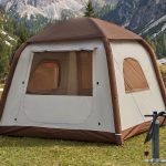 Tenda da campeggio gonfiabile, per 2 4 persone, ombrellone, Oxford, impermeabile, facile da installare, tenda da casa : Amazon.it: Sport e tempo libero