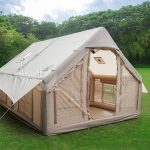 UNISTRENGH Tenda Campeggio 6 Posti Famiglia Grande, Tenda Gonfiabile con Stufa 4 Stagioni, Glamping luxury Alta, Facile da Montare, Impermeabile(400 x 300 x 210 cm) : Amazon.it: Sport e tempo libero