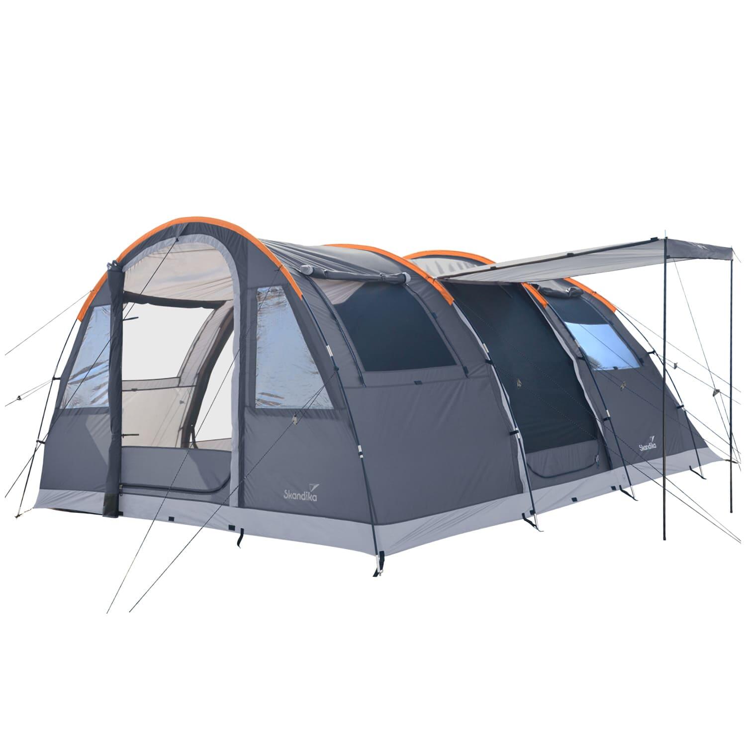 skandika-tende-131omb-1.jpg Tenda da campeggio Gotland 5 Sleeper Protect 2x cabine scure zanzariera - immagine 1