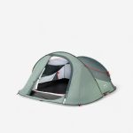 Tenda campeggio 2 SECONDS 3 persone verde