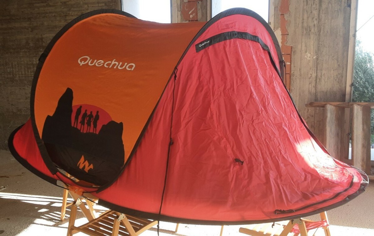tenda-2-seconds-quechua-035wqz-1.jpg Tenda Quechua 2 Seconds rossa arancione | eBay - immagine 1