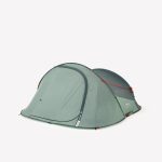 Tenda campeggio 2 SECONDS 3 persone verde