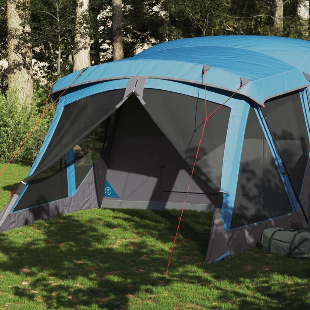 tenda-4-posti-con-veranda-443kpf-1.jpg Tenda da campeggio con veranda 4 persone impermeabile blu - immagine 1