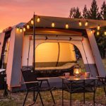 Outsunny Tenda da Campeggio 4 6 Posti 2 Stanze e Veranda Grigio | Aosom Italy