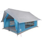 Tenda da campeggio VidaXL 5 posti impermeabile blu | Decathlon