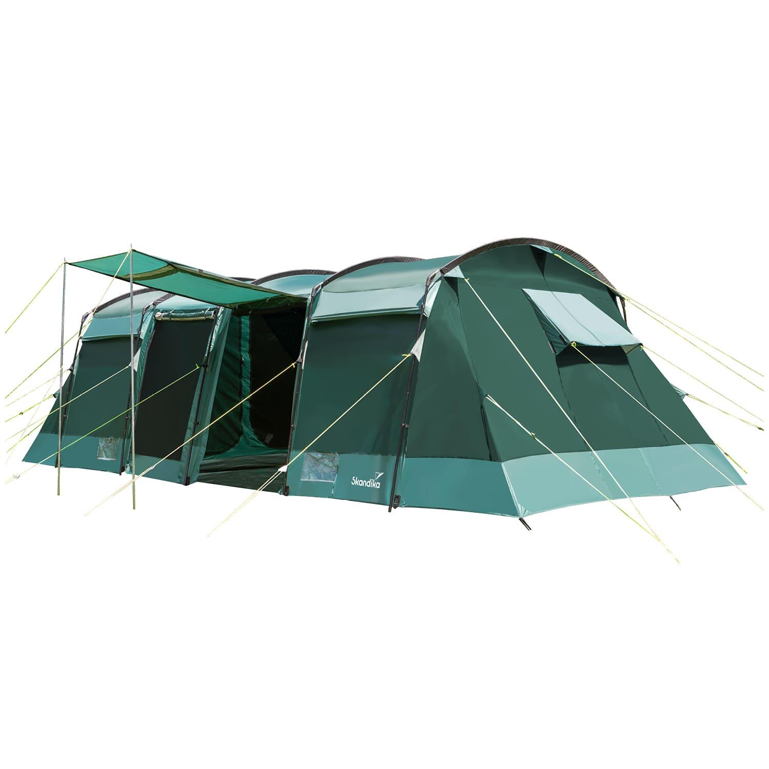 tenda-8-persone-601wcp-1.jpg Tenda da campeggio familiare Montana 8 Sleeper 4x cabine scure 8 persone - immagine 1