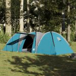 Tenda familiare a cupola blu impermeabile per 8 persone | Leroy Merlin