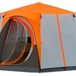 Tenda familiare Coleman Octagon per 8 persone arancione