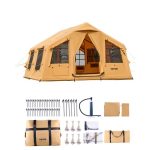 Tenda da campeggio gonfiabile VEVOR per 12 persone – 186 piedi quadrati