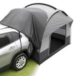 Tenda posteriore Vanit ME64 per auto, 1 2 persone, campeggio, grigia