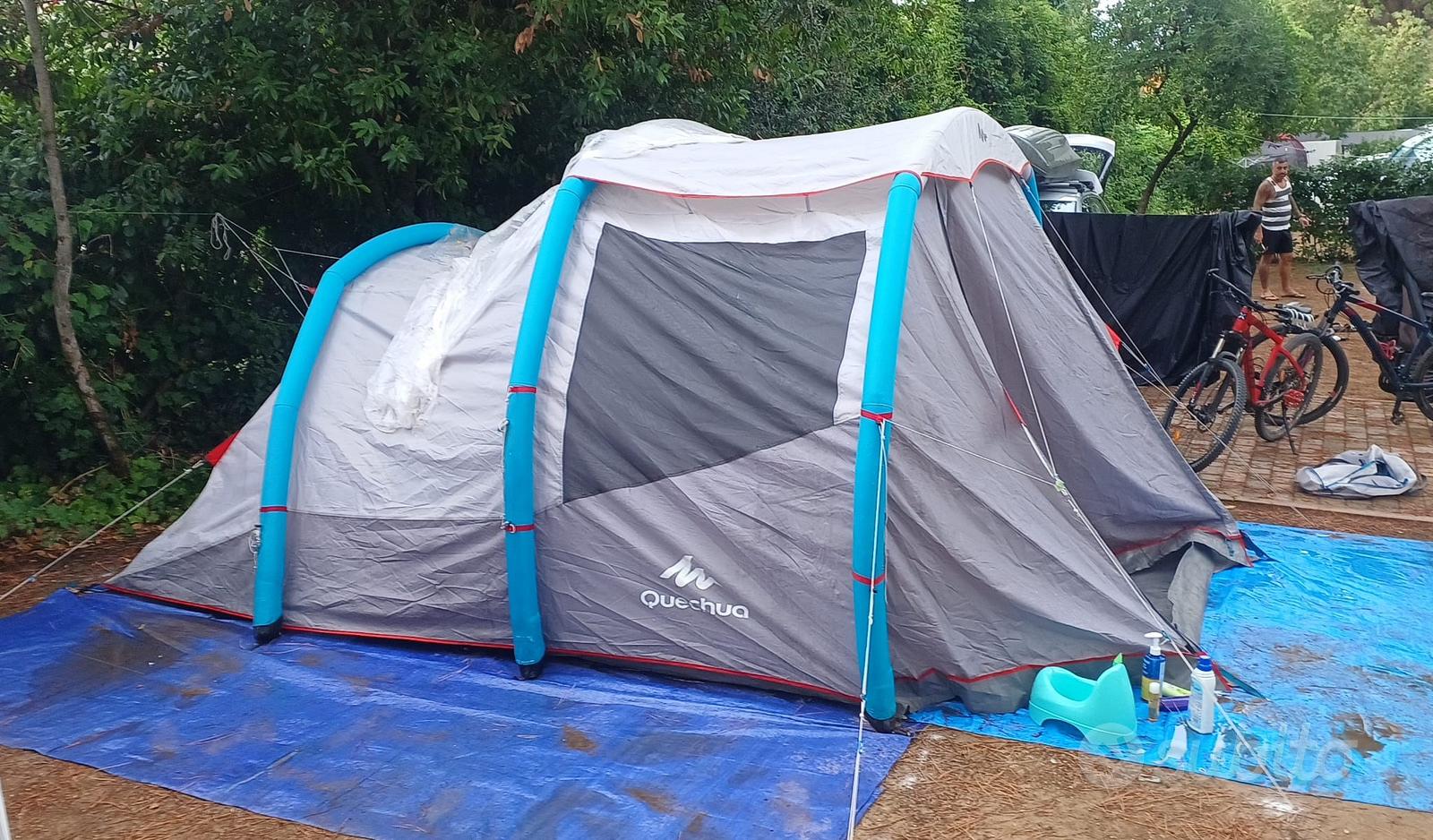 tenda-decathlon-gonfiabile-477kfn-1.jpg Tenda Gonfiabile Quechua Air Second Family 4.1 XL Sports In vendita a Trieste - immagine 1