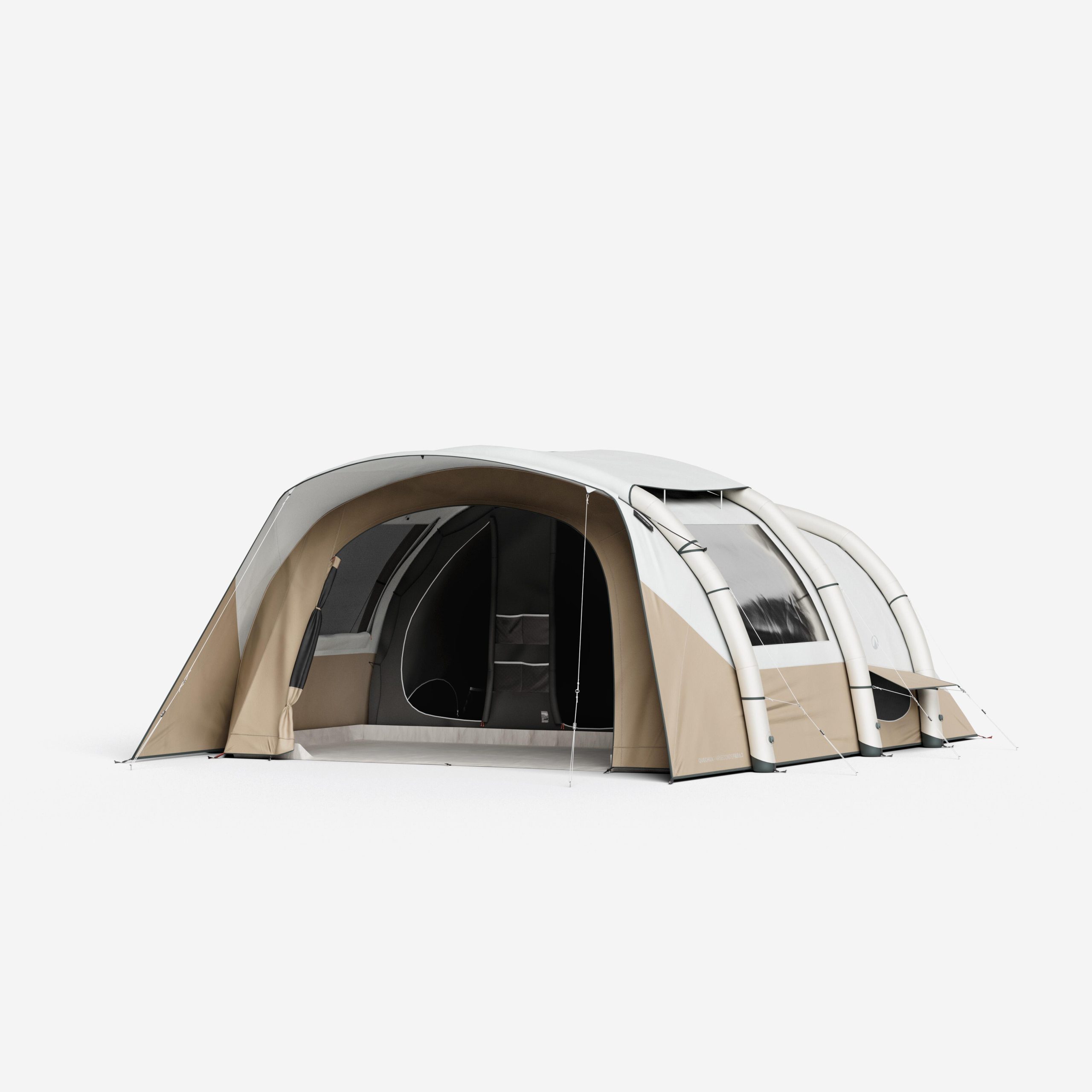 tenda-decathlon-gonfiabile-689yci-1.jpg Tenda gonfiabile campeggio AIRSECONDS 6.3 FB | 6 posti 3 camere - immagine 1