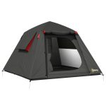 Outsunny Tenda da campeggio 2 persone 3000 mm impermeabile & antivento tenda a cupola con 2 porte 2 finestre a rete 2 finestre laterali borsa da trasporto | Aosom Italy