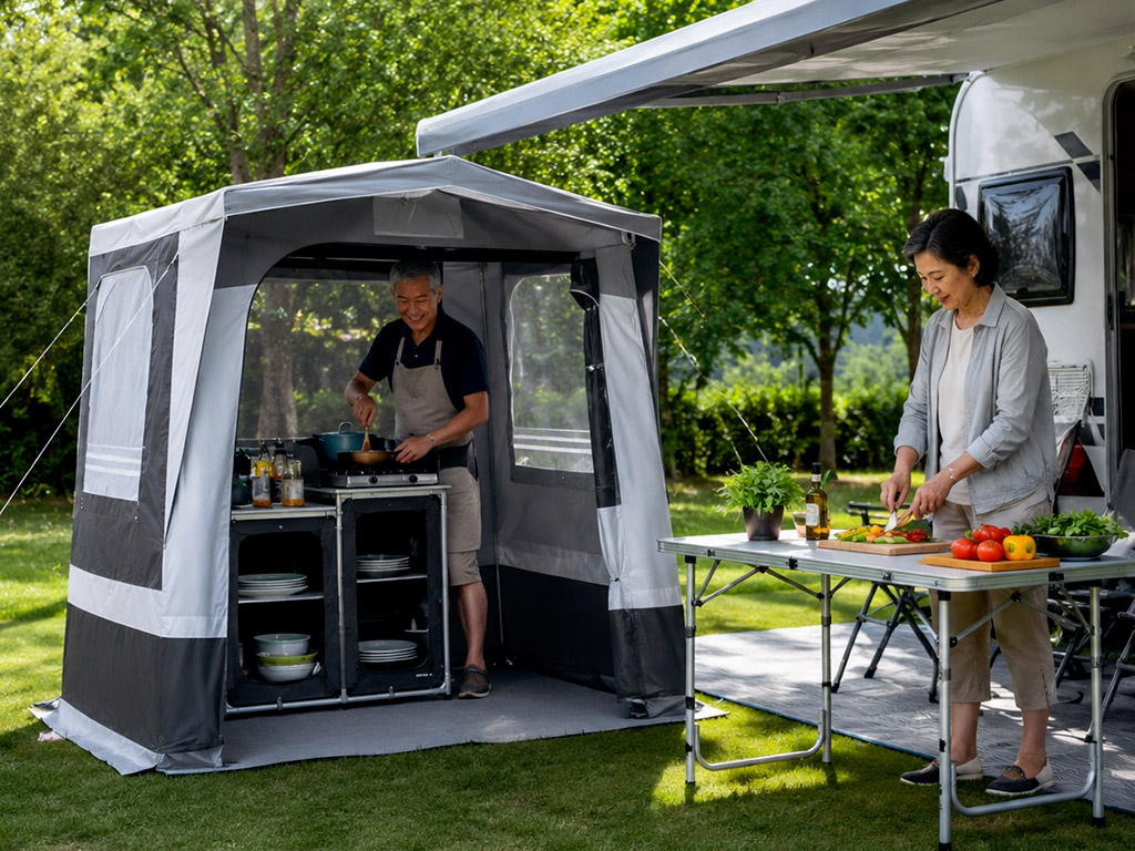 tenda-per-cucina-campeggio-443rex-1.jpg Tende cucina da campeggio e cucinotti Brunner | MV Camping - immagine 1