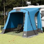 vidaXL Tenda per portellone posteriore Blu 285 x 255 x 245 cm taffetà