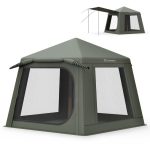 Tenda da Campeggio Gonfiabile CITYSPORTS 4 6 Persone Impermeabile UV50+ Pompa